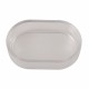 Eetpot ovaal Transparant 12x7x3,5cm